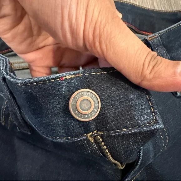 Tommy Hilfiger Women’s Skinny Dark Blue Ankle Jeans sz US 2 - Picture 4 of 5